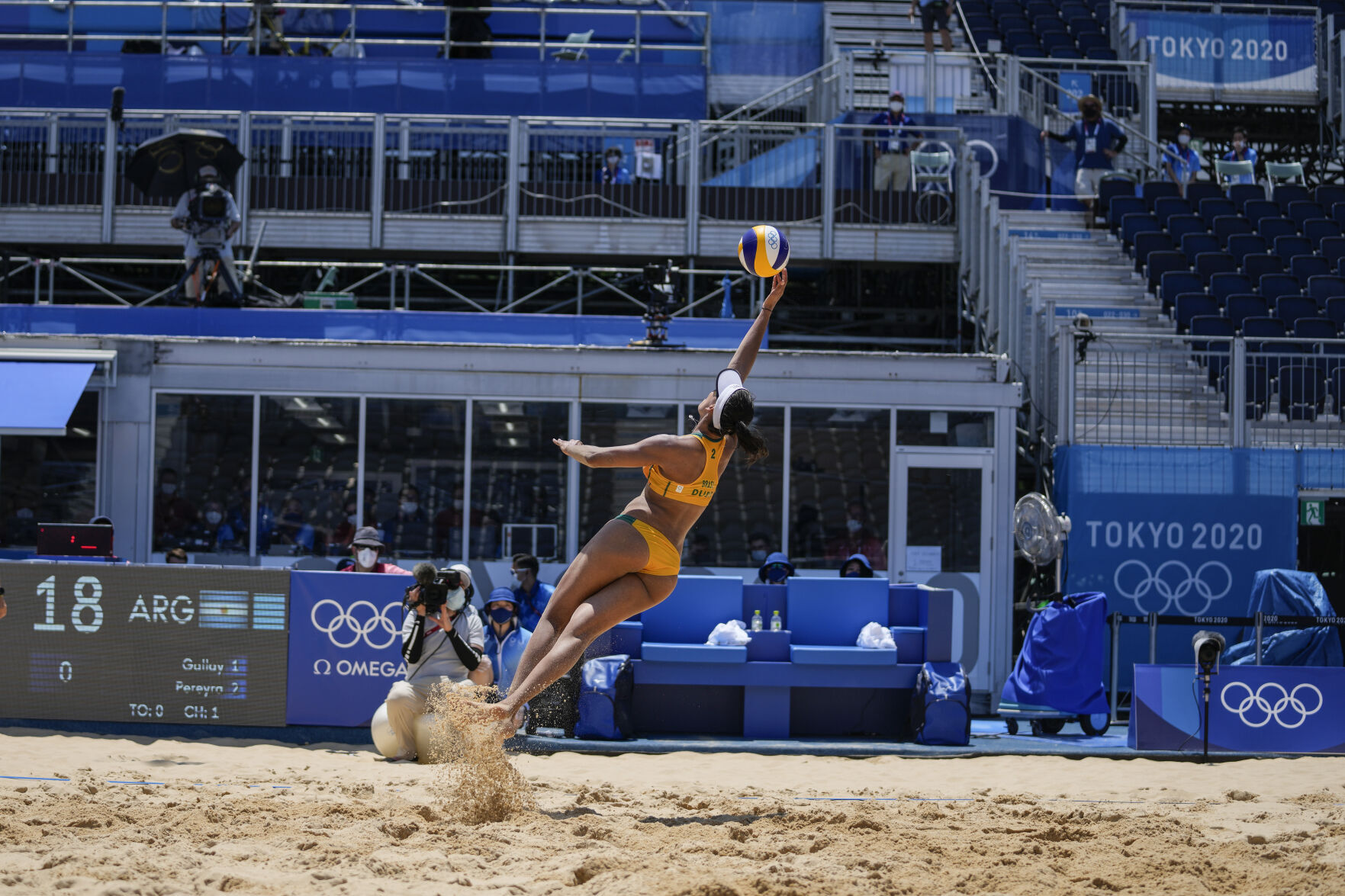 APTOPIX Tokyo Olympics Beach Volleyball